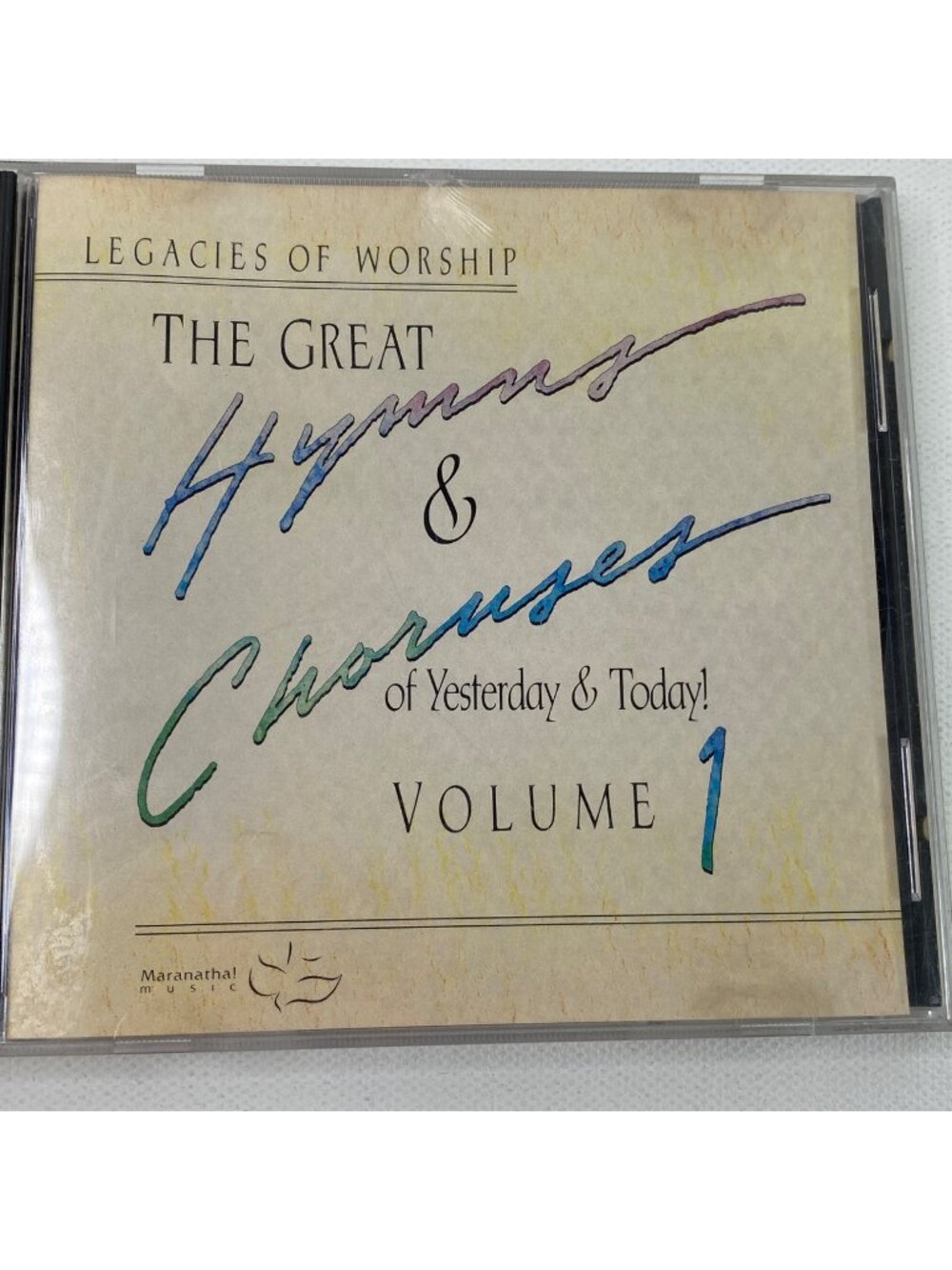 Legacies In Worship: The Great Hymns Choruses Volume 1 CD 1988  Maranatha Music
